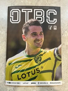 Norwich City v Coventry 2023/24 EFL Championship Programme 3/2/24 Kenny McLean - Picture 1 of 1