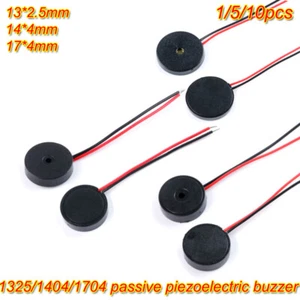 1/5/10pcs 1325/1404/1704 passive piezoelectric lead buzzer AC low-power buzzer - Picture 1 of 10