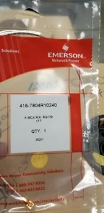 RG179 RF Cable Assembly - Emerson 416-7804R10240 F-MCX R/A RG179 1 foot *NEW* - Picture 1 of 7