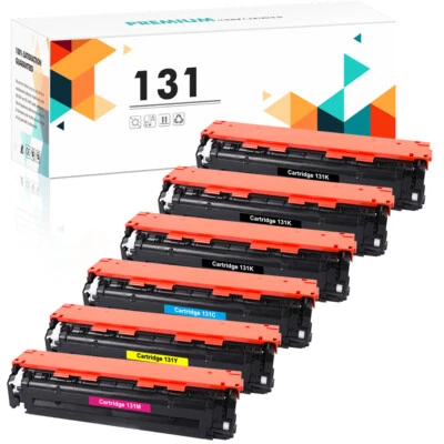 6 CRG 131 Toner For Canon 131 imageCLASS LBP7110Cw MF624Cw MF628Cw MF8280Cw - Image 1 of 4