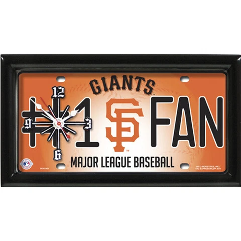 MLB SAN FRANCISCO GIANTS QUARTZ WALL CLOCK Cover