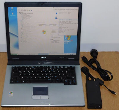 15" Laptop Notebook Acer Extensa 2350 Pentium M 1,6 GHz 80GB 1GB Win XP 40m Akku - Bild 1 von 4