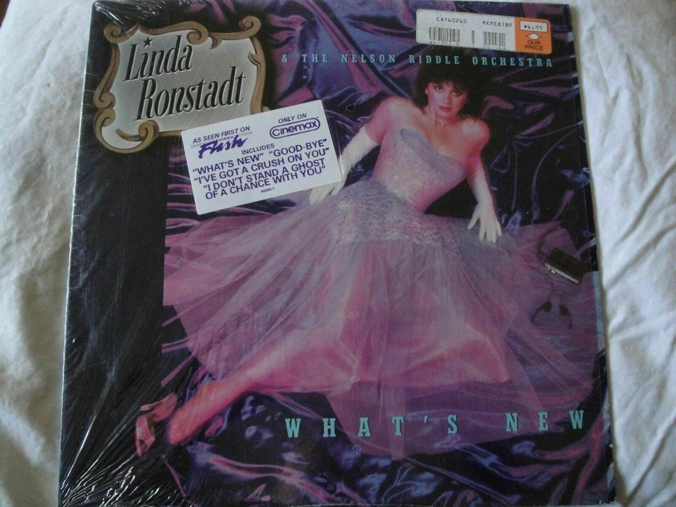 LINDA RONSTADT & THE NELSON RIDDLE ORCHESTRA WHAT'S NEW VINYL LP 1983 ASYLUM REC Foto 1 de 4