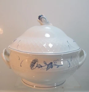 Terrine 19 cm hoch Villeroy & Boch Val Bleu (002)(KR2) Schüssel mit Deckel - Picture 1 of 4