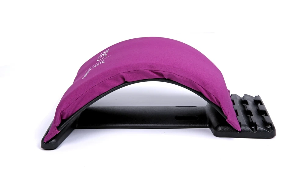 Pro 11 Wellbeing Back Magic Stretcher Lower Lumbar Pain Spine Massager (purple)