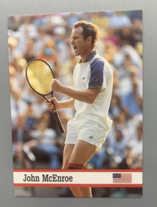 1993 Fax Pax #40 John McEnroe Rookie Tennis Card - MINT QTY Discount - Free Ship