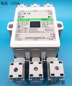 Fuji Contattori Elettrici AC SC-E6 AC/DC 24V 110V 220V 380V Garanzia Qualità - Foto 1 di 3