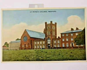 Postkarte St Peter's College Wexford gedruckte Postkarte unbesendet geteilte Rückseite - Bild 1 von 7
