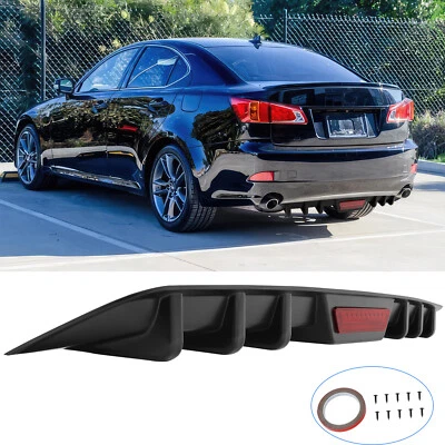 Alerón labial difusor parachoques trasero negro mate para Lexus IS350 IS300 IS250 IS200t Foto 1 de 4