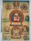 35 inch China Tibet Buddhism Silk Thangka Cakrasamvara Buddha Portrayal Mural