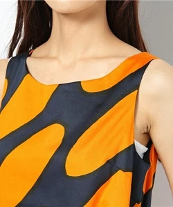 【NUEVO】Vestido Marimekko talla 34 Naranja 连衣裙 玛莉美歌 ワンピース - Imagen 1 de 9