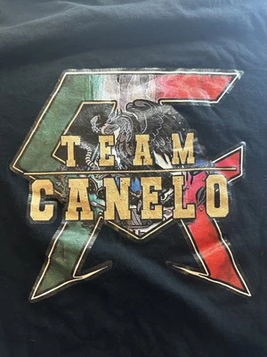 Team Canelo Shirt Mens 2XL Black Boxing Mexican Flag Eagle Shaka Comfort Tee - Image 1 of 4