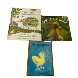 VTG Lot of 3 Children's 1970's Books about Ducks and Birds. Hard and Soft Covers - Picture 1 of 15