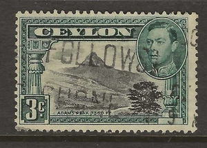 CEYLON Classics...Sc #279a (Perf 13 x 13 1/2)...Usado...1938...SCV $17,50 - Imagen 1 de 1
