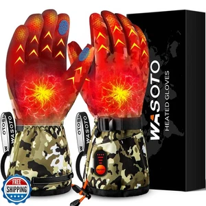 WASOTO Heated Gloves for Men Women with 7.4V 22.2WH Rechargeable  - Picture 1 of 5