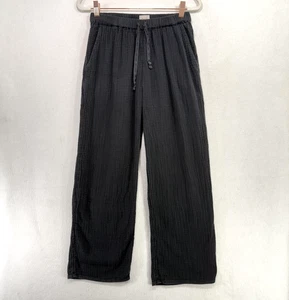 Pantalón Aritzia Wilfred Free The Aura XXS Negro Algodón Orgánico Pierna Ancha Gasa Fluido - Imagen 1 de 12