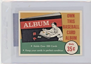 1960 Topps Baseball Album Paper Insert Own this Baseball Card Album .35 RARE! - Picture 1 of 3