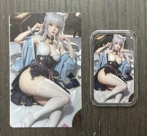 SEXY! Naughty School Anime Girl 1 Oz .999 Colorized Art Bar With COA Mintage 100 - Picture 1 of 2