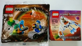 LEGO Space:Mars Mission 5619 Crystal Hawk & Life on Mars 1195 Alien Encounter