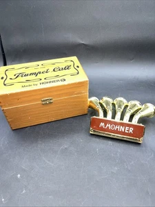 Hohner Tromba Chiamata Armonica n. 220 ristampa in scatola originale - Foto 1 di 13