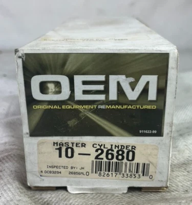 OEM 10-2680 Brake Master Cylinder Reman fits; Cadillac Seville 1993 - Image 1 of 4