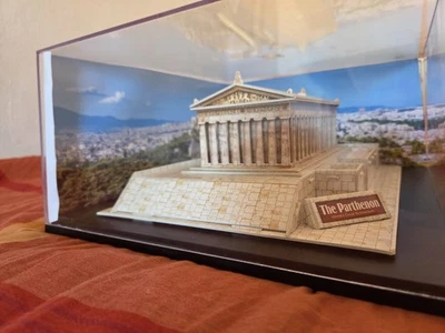Puzzle 3D Diorama Storico Partenone Grecia Antica Acropoli Teca da Esposizione - Immagine 1 di 4