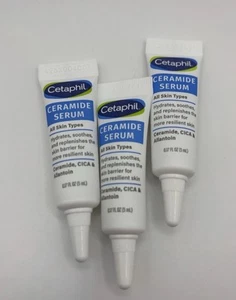 NEW 3X Cetaphil Ceramide Serum All Skin Types Travel MINIS 5ml/0.16oz Each ATHNT - Picture 1 of 3