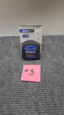 Kobalt #4063137 30' CompactWide Blade Tape Measure New! - Image 1 of 2