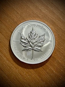 2014 Fine Silver Maple Leaf 1oz ANA Chicago Privy RCM Coin & COA *No Case* - Picture 1 of 3