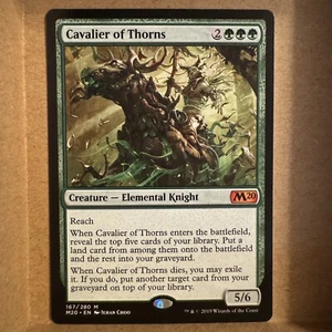 MTG ~ Cavalier of Thorns ~ M20 Core Set 2020 ~ #167 ~ Mythic ~ English ~ NM - Picture 1 of 2