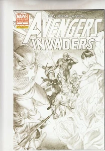 AVENGERS INVADERS #1 (July2008) Marvel Alex Ross Sketch Cover Variant 1:50 NICE - Picture 1 of 2