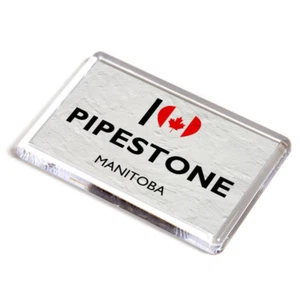 FRIDGE MAGNET - I Love Pipestone, Manitoba - Canada - Picture 1 of 1