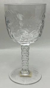 Justin Tharaud Royal Brookdale  Crystal Water Goblet 7” New w/Tags More Avail. - Picture 1 of 7
