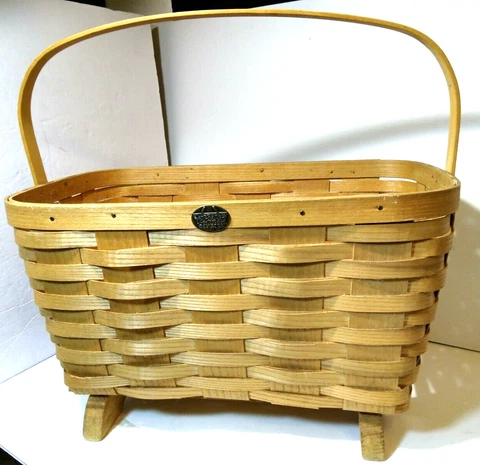 PETERBORO pedestal basket, 2 handles. DS07 Cover