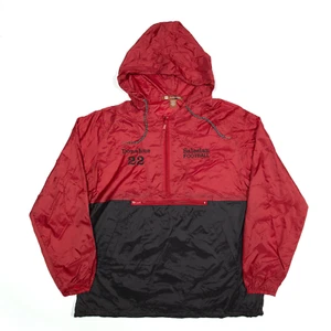 HARRITON Mens Anorak Jacket Red L - Picture 1 of 6