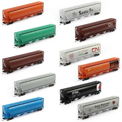 Evemodel Trains HO Scale 1:87 Cylindrical Covered Grain Hopper Car Rolling Stock - Image 1 of 4