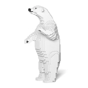 JEKCA Building Blocks, mattoncini, kit di costruzione, orso polare, orso polare, orso polare, altezza 41 cm - Foto 1 di 4