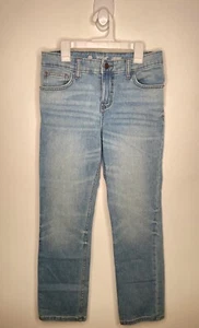 Cat & Jack Straight Leg Jeans Boys Size 14 Slim Super Stretch Adjustable Waist - Picture 1 of 4