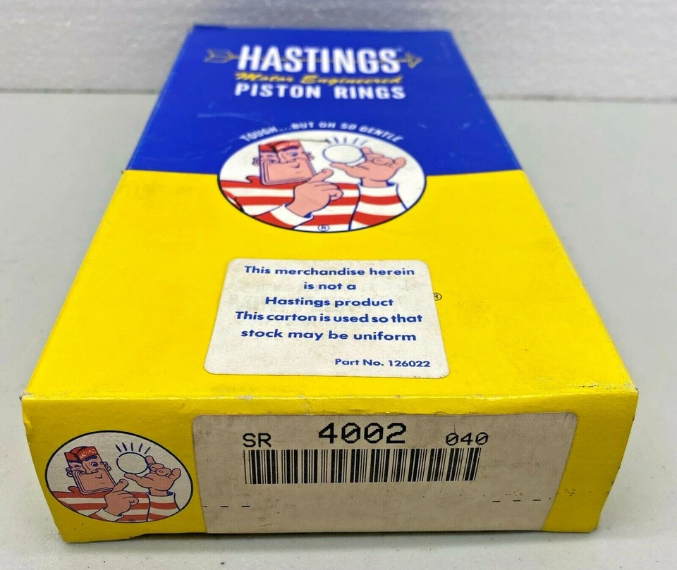 Anillos de pistón Hastings 4002 / 568 0,040 diámetro nuevo se adapta a Jeep V8 1968-1979 + más Foto 1 de 1