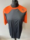 Nike size L total 90 football t shirt Training top Black/Orange - Pics For Specs