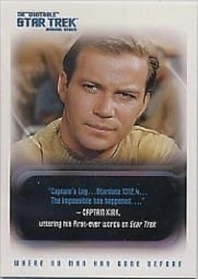 Quotable Star Trek TOS QUOTABLE 110 CARD BASIC / BASE SET by RITTENHOUSE - Image 1 of 2
