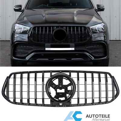 Grill Sport Kühlergrill schwarz für Mercedes GLE W167 V167 C167 mit AMG Line - Bild 1 von 4