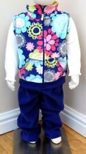 Carters girls 3-Piece Little flower fleece Vest Set 6/18/24 month BNWT FANTASTIC