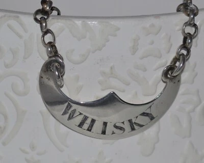 Georgian Silver Whisky Label c1810 by Robert Gray & Son, Edinburgh - Image 1 of 4