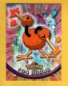 2000 Topps pokemon TV Animation Series Trading Cards #84 DODUO