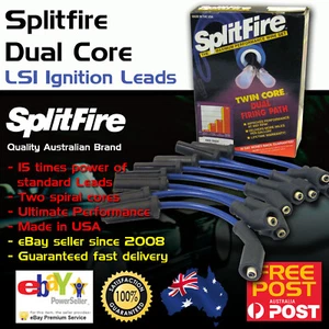 Splitfire Twin Core 8.0mm Ignition Spark Plug Leads Commodore LS2 GenIV 6.0 6.2 - Picture 1 of 7