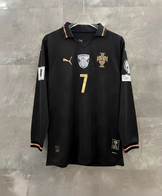 CR7 Portugal 2026 WCQ Long Sleeve Black Out Special Player Version Jersey - Image 1 of 4