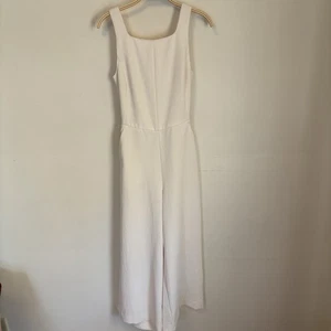 Aritzia Wilfred Ecoulement Sommer Nacht Overall Creme Tie Back Braut Gr. 2 - Bild 1 von 11
