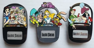 Fantasy Disney Pins Lot Snow White Peter Pan Alice in Wonderland Doombuggy #K21 - Picture 1 of 2