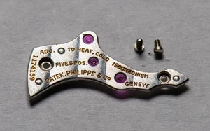 Patek Philippe 175 Original 0110 Train Wheel Bridge w/screws Parts, Repair - Picture 1 of 1